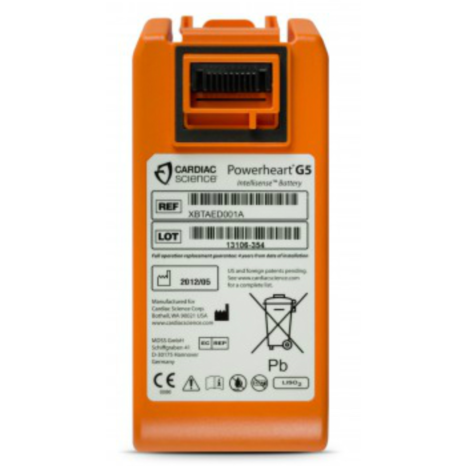 Cardiac Science Powerheart AED G5 Intellisense Battery, XBTAED001A