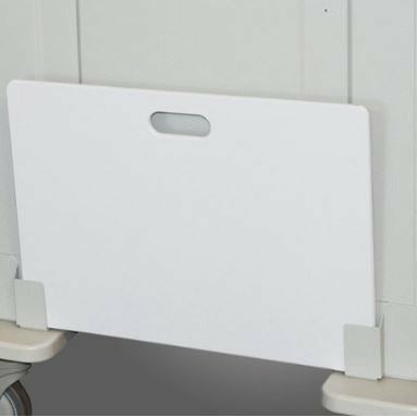 Waterloo Thin Backside Mount Cardiac Board for Steel & Aluminum Carts, CBB-9