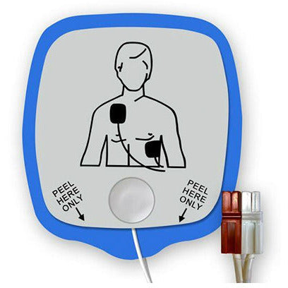 Cardiac Science Adult AED Electrodes, 1 Set, EEV-6018