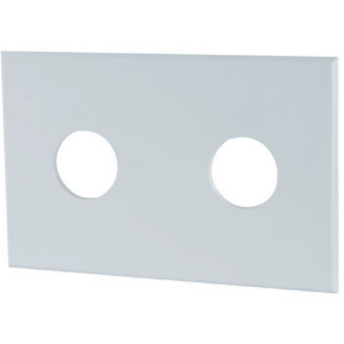 Cover Plate- Double- Concealed, 9100-0000-0005