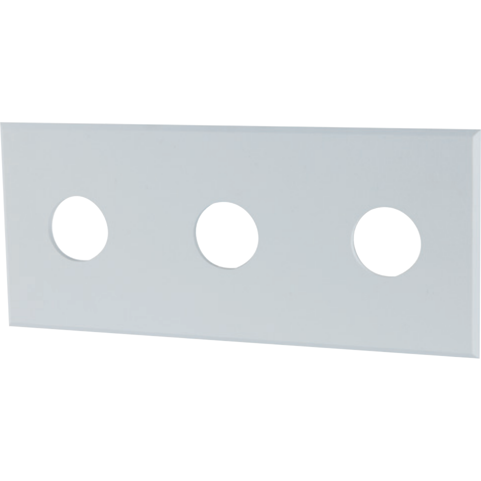 Cover Plate- Triple- Concealed, 9100-0000-0006