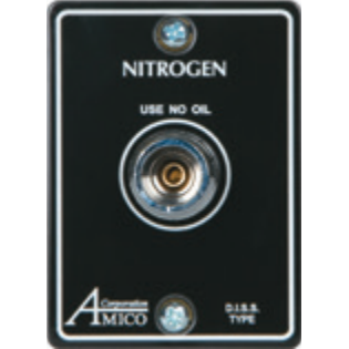 DISS Nitrogen Concealed Outlet Latch Plate, 9000-0000-0204