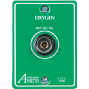 DISS Oxygen Concealed Outlet Latch Plate, 9000-0000-0201