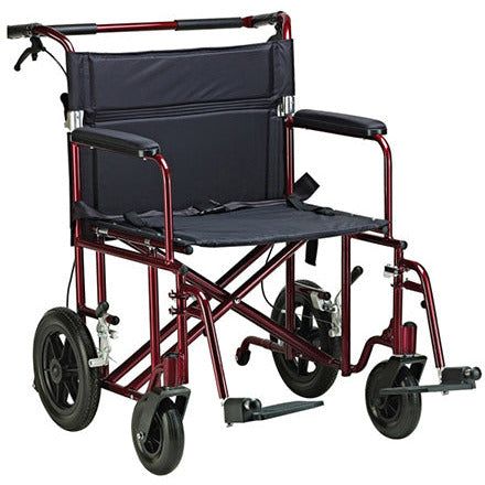 Drive Medical BTR-22 Bariatric Steel Transport Chair, EEV-9090
