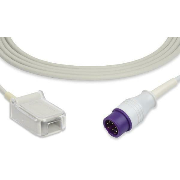 Custom Length 25ft Mindray > Datascope Compatible Masimo SPO2 Adapter Cable, E770M-48R0
