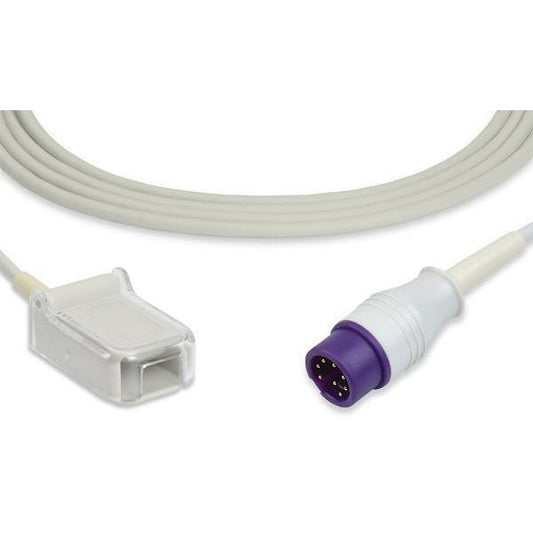 Custom Length 25ft Mindray > Datascope Compatible Masimo SPO2 Adapter Cable, E770M-48R0