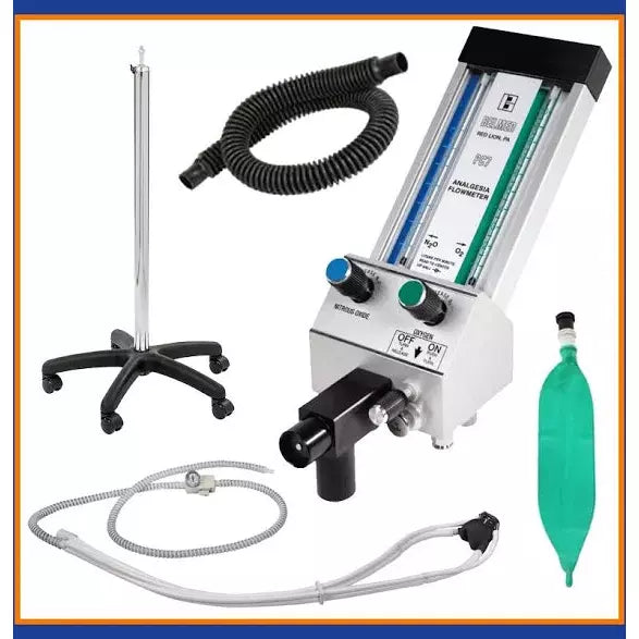 Flowmeter system with tall mobile stand, F250