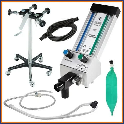 Belmed Flowmeter System with 4 cylinder yoke block, F300