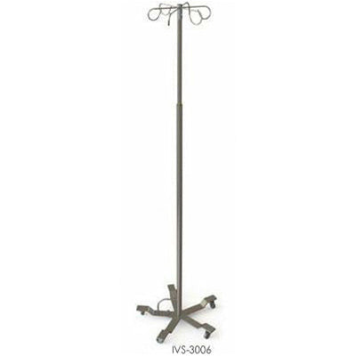 IV Stand Foot Operated, 5 Leg Stand, Welded Base, EEV-10060
