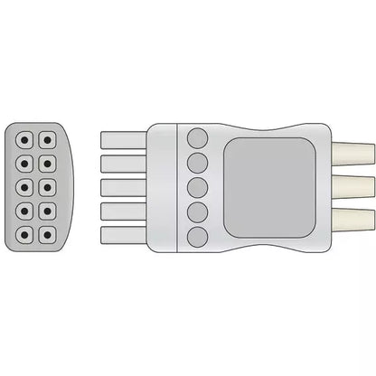 Mindray > Datascope Compatibile 3 Lead ECG Leadwire- Pinch/Grabber Style, LDT3-90P0