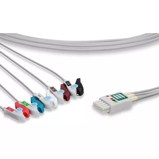 Mindray > Datascope Compatibile 5 Lead ECG Leadwire 35" Pinch/Grabber Style, LDT5-90P0