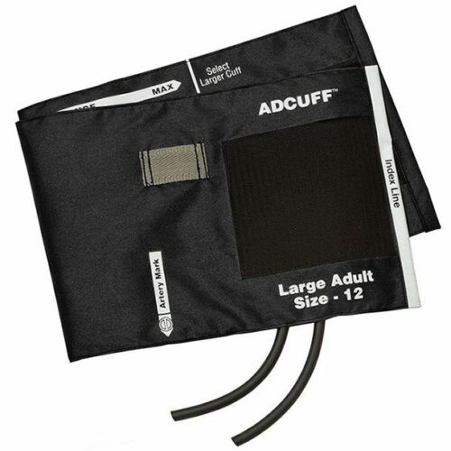 Large Adult, 2 tube, Cuff, Black