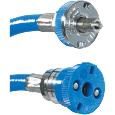 Nitrous Oxide Ohio Male Quick Connect and Female Coupler 3FT