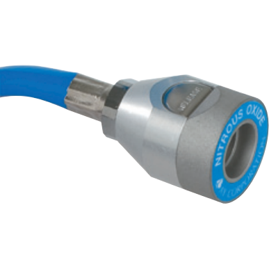 Nitrous Oxide Puritan Female Coupler X DISS Nut 3FT
