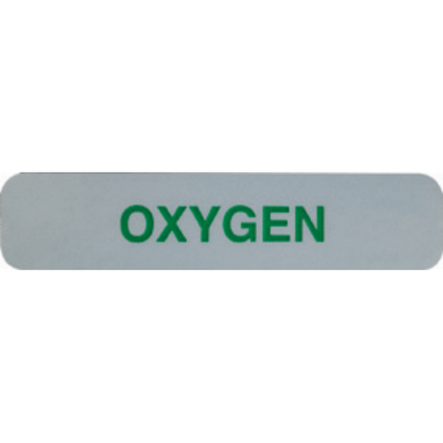 O2 Gas Identification Label (6 Pk)