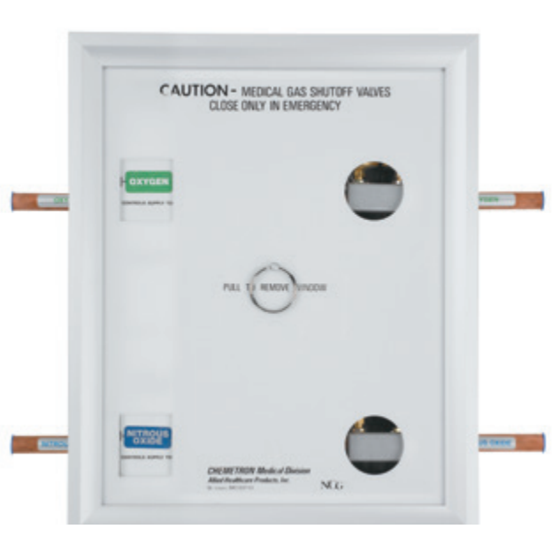 Oxygen Cylinder Manifold & Wall Alarm Pre-Install Kit (Existing Wall), M191