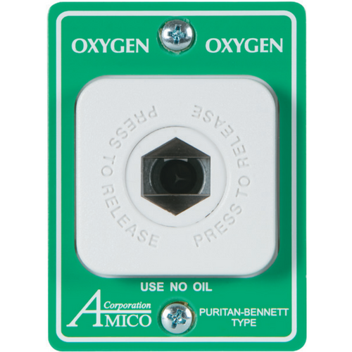 Oxygen Puritan Style Single Outlet Concealed