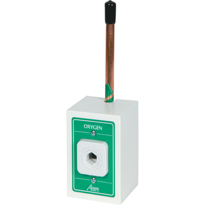 Oxygen Ohio Style Single Outlet Exposed, 9002-0001