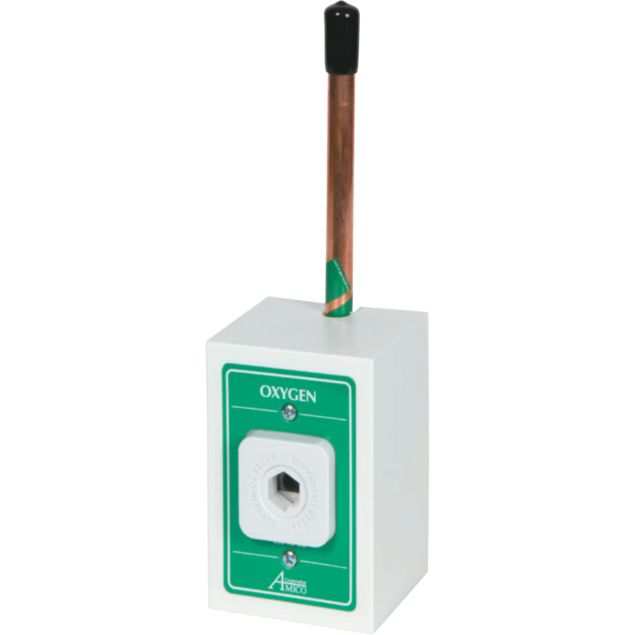 Vacuum Chemetron Style Single Outlet Exposed, 9003-0003 – HampMED