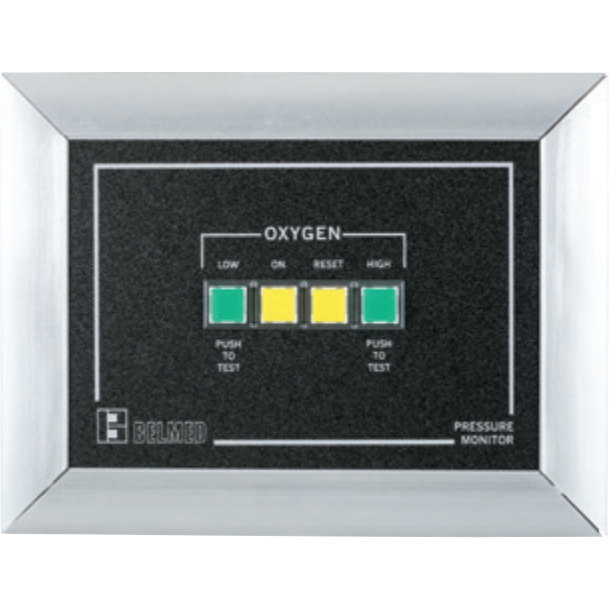 O2 Wall Regular Measurement Oxygen Wall Alarm Kit, M170 – HampMED
