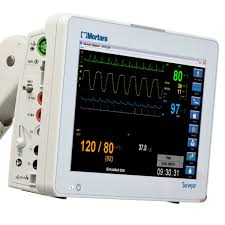 Refurbished Mortara Surveyor S12 Patient Monitor with Nellcor OxiMax SPO2 Technology and CO2, SUR12-SAA-XXXAX