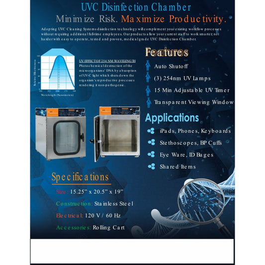 UVC Disinfection Chamber (6 Week Lead Time), Chamber-120