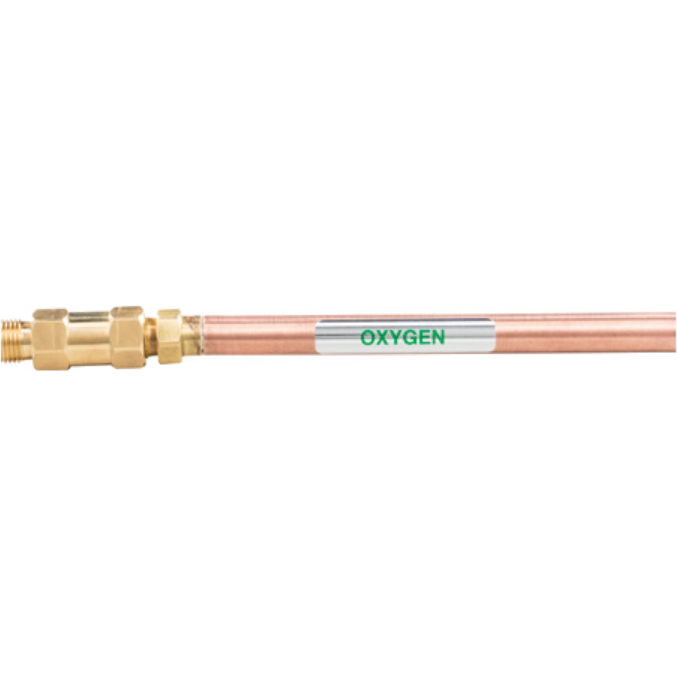 Oxygen Riser for flushmount Flowmeters, V100 – HampMED