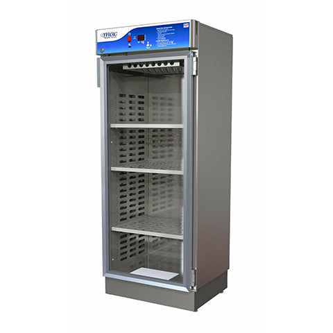 Warmer, D Series, 26.5"D X 24"W X 64.75"H. 4" Base, Single Chamber, EEV-10015