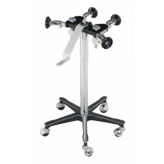 Tall Stand with 4 cylinder yoke block for Porter/Coastal Nitrous Oxide Flowmeters, Y113