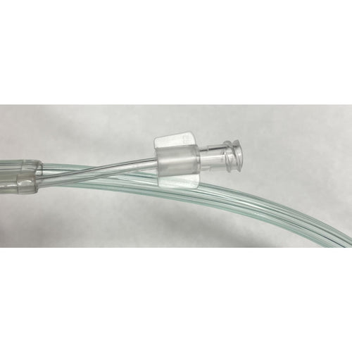 Divided SOFT Adult Capnography Cannula, Female Luer Style, 7' O2 & Short CO2