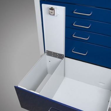 Waterloo Deep Drawer Security Box for Full Size Steel or Aluminum Carts, NARC-BOX
