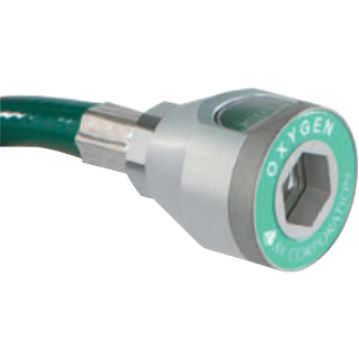 Oxygen Puritan Female Coupler X DISS Nut 3FT, 8000-0103