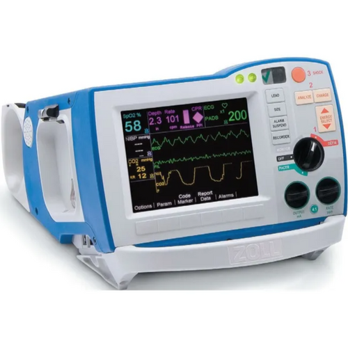 R SERIES, PLUS, 3/5 LD, STD ECG, AC PWR, PACE, SPO2, ETCO2, NIBP, CF/USB, DMST