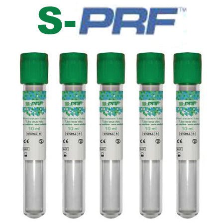 Dr. Choukroun Plastic S-PRF Tubes for Sticky Bone- Box of 24, PRF-S-PRF