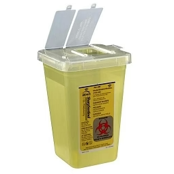 1 Quart phlebotomy Container Yellow (Pack of 100), 100 040